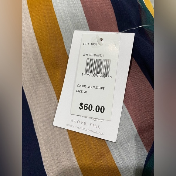 BRAND NEW striped dress - Picture 9 of 9